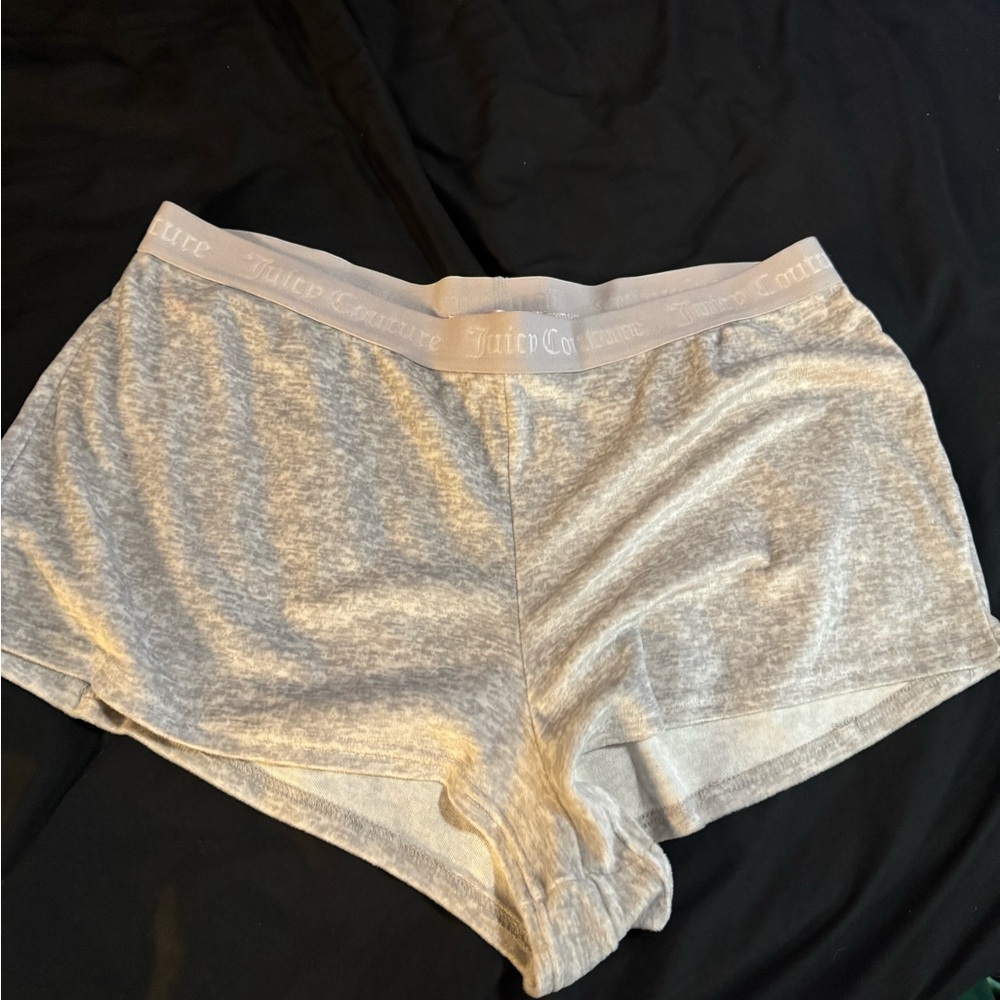 Juicy Couture Lounge Shorts | XL | Gray Logo Waistband
